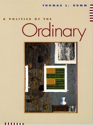 cover image of A Politics of the Ordinary